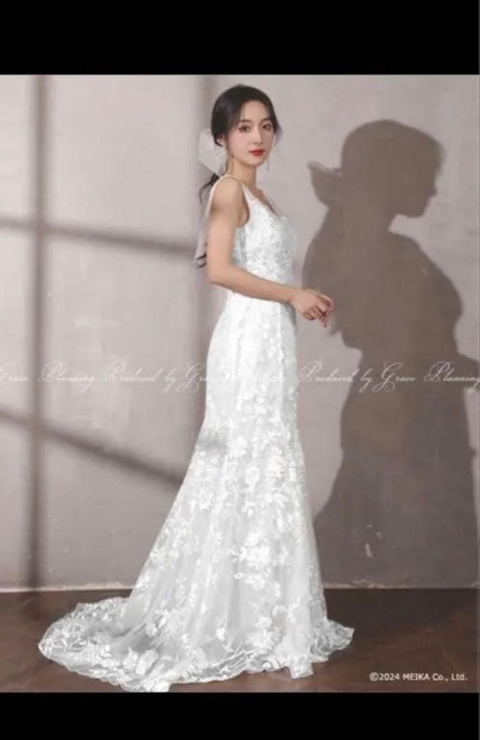ウェディングマーメイドドレス（ホワイト）