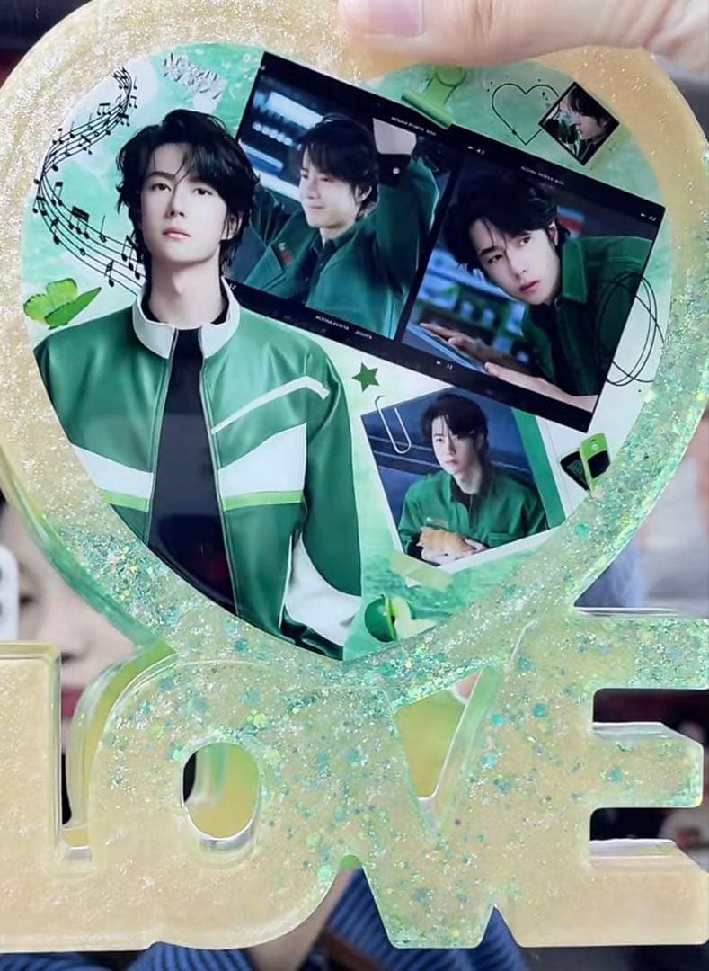 新作 王一博 超大Loveスタンド　置物 8点セット❣️確認用❣️0108