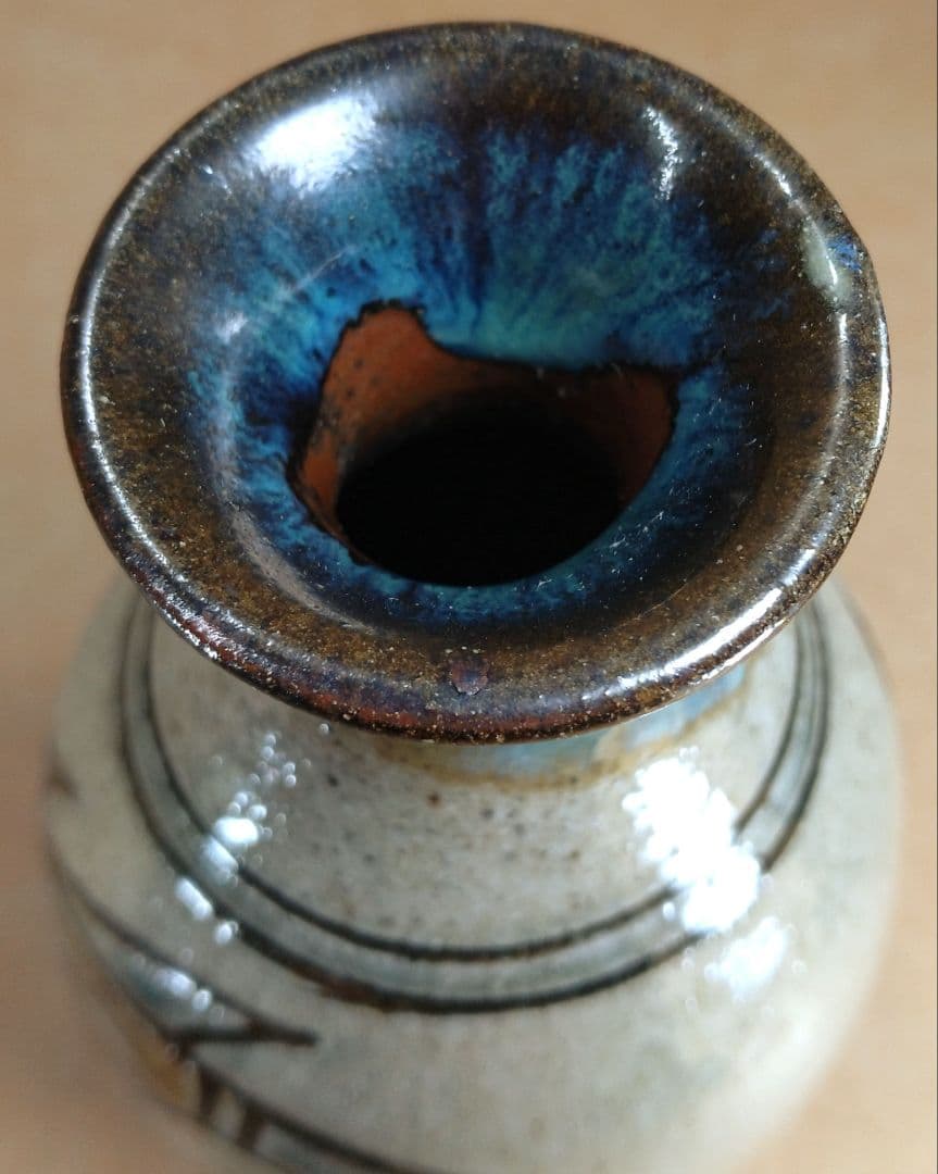 【本物保証】金城次郎 壷屋焼 徳利 共箱 栞 人間国宝 壺屋焼 徳利 美品