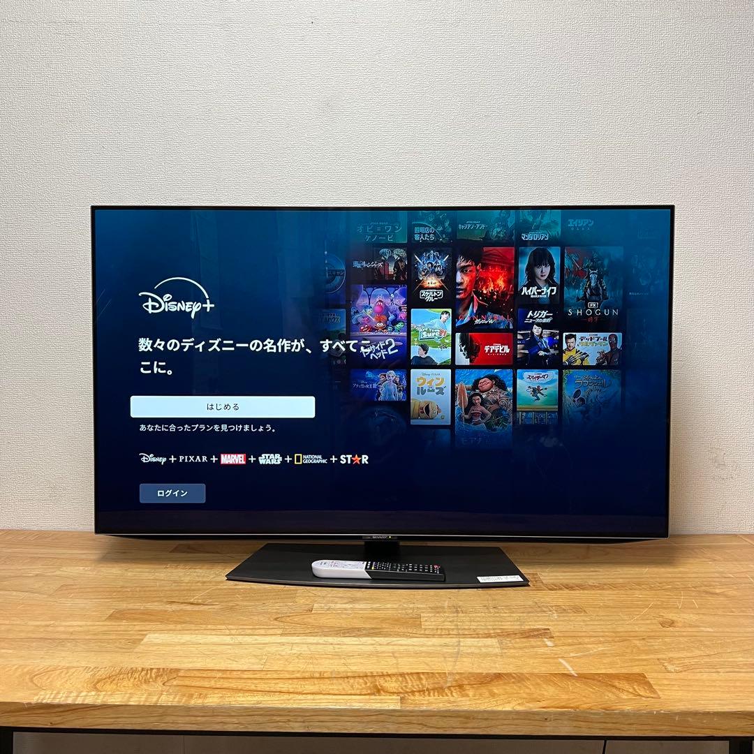 シャープ 48V型 4K有機ELテレビ AQUOS 4T-C48CQ1 アプリ○