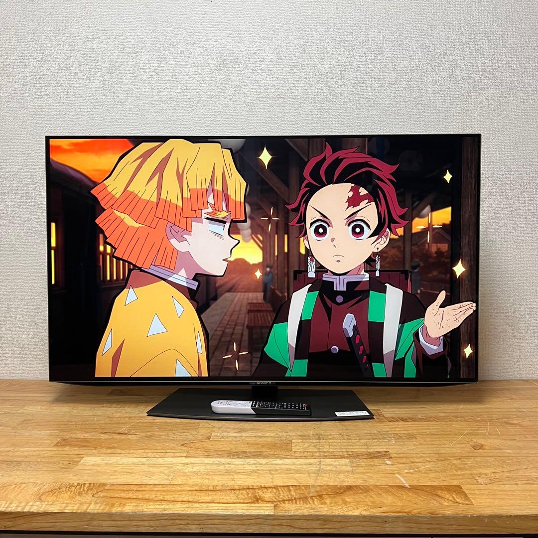シャープ 48V型 4K有機ELテレビ AQUOS 4T-C48CQ1 アプリ○