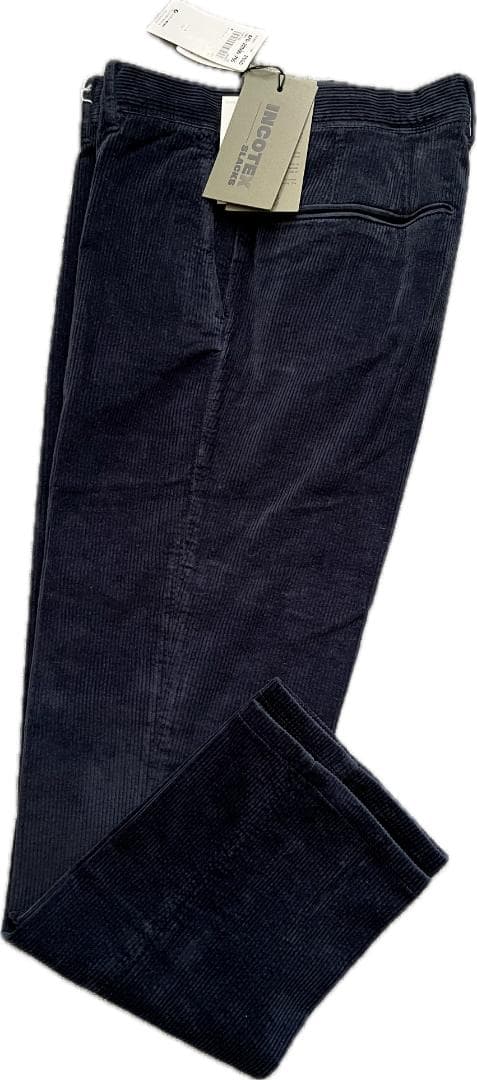 未使用 INCOTEX インコテックス パンツ コーデュロイ ネイビー