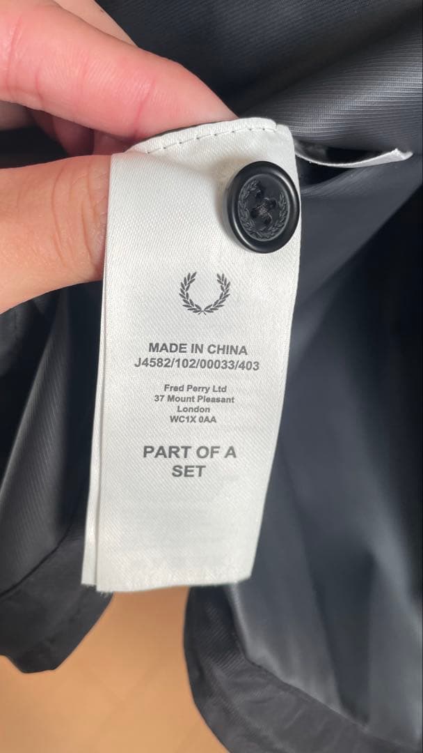 【FRED PERRY】フィッシュテールジャケット