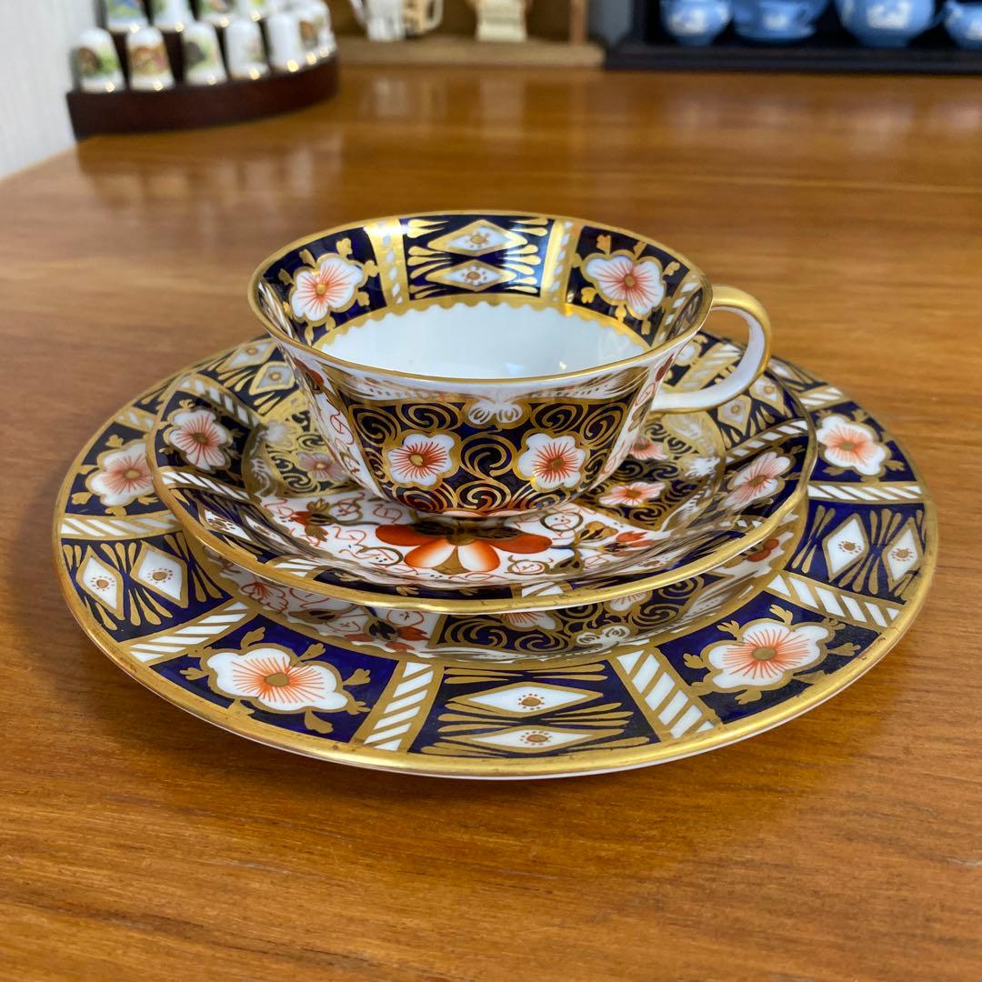 ロイヤルクラウンダービー　カップ＆ソーサー　トラディショナル　イマリ　古伊万里