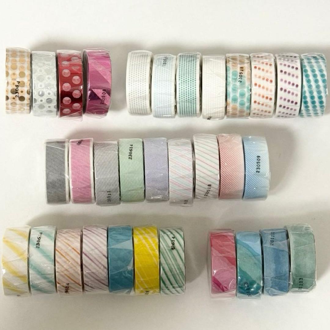 mt マスキングテープ　ベーシックパターン　32本セット