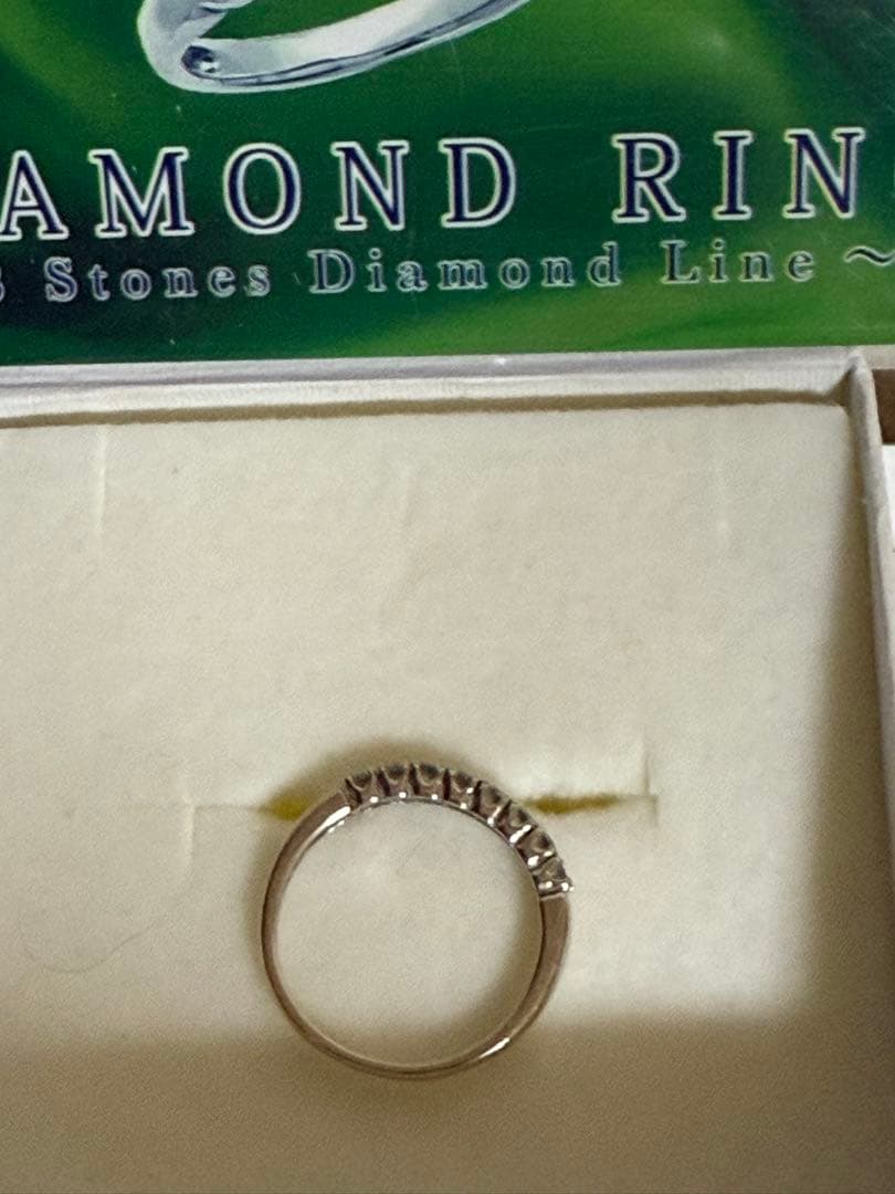 ジュエリーツツミ　K10 ダイヤ0.3カラットリング約11.5号