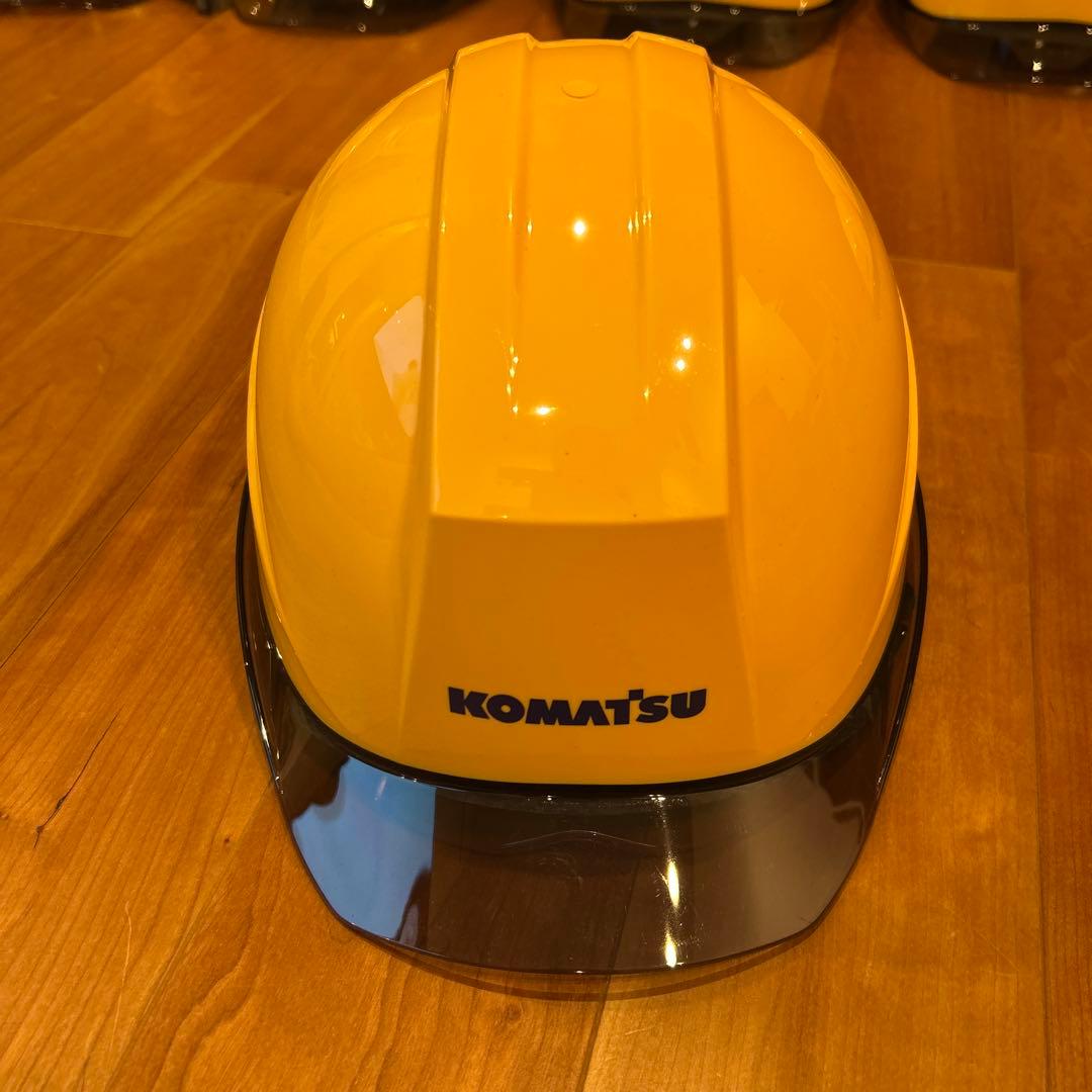 [非売品]KOMATSU コマツ　ヘルメット 9個セット　防災　企業ロゴ