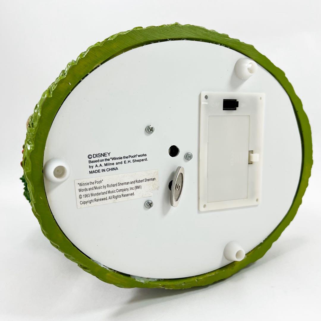 ディズニー プー ティガー イーヨー ルー ピグレット スノードーム オルゴール