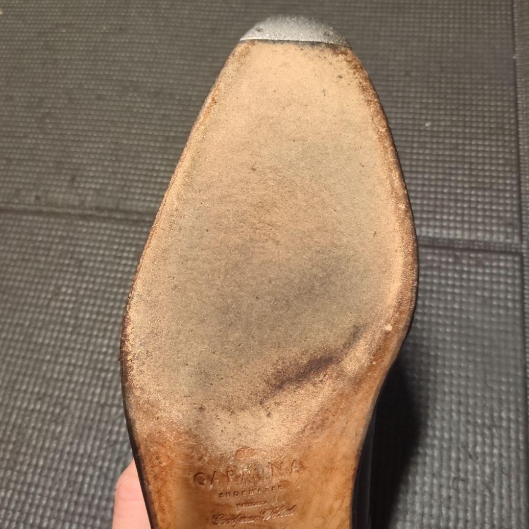 カルミナ　ブラック ダブルモンク サイズ7.5