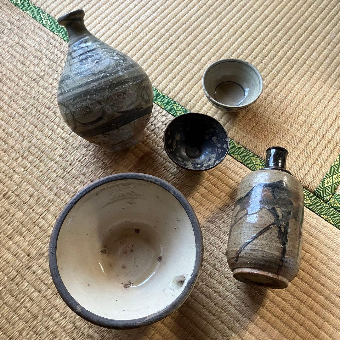 骨董品セット 天目茶碗 古丹波 雲南など