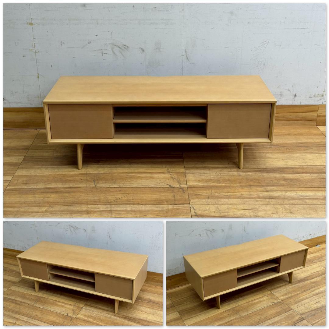 T1476展示品☆karimoku　カリモク　テレビボード　テレビ台　ローボード