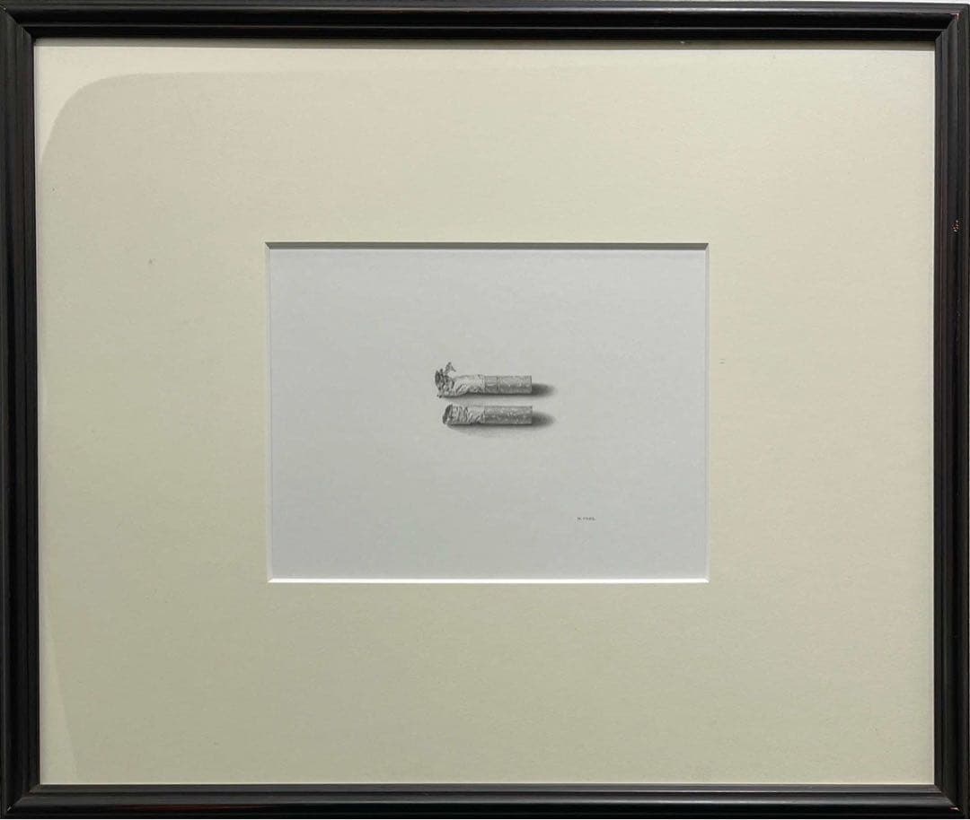 野田弘志　ヘビースモーカー 1985年　鉛筆画