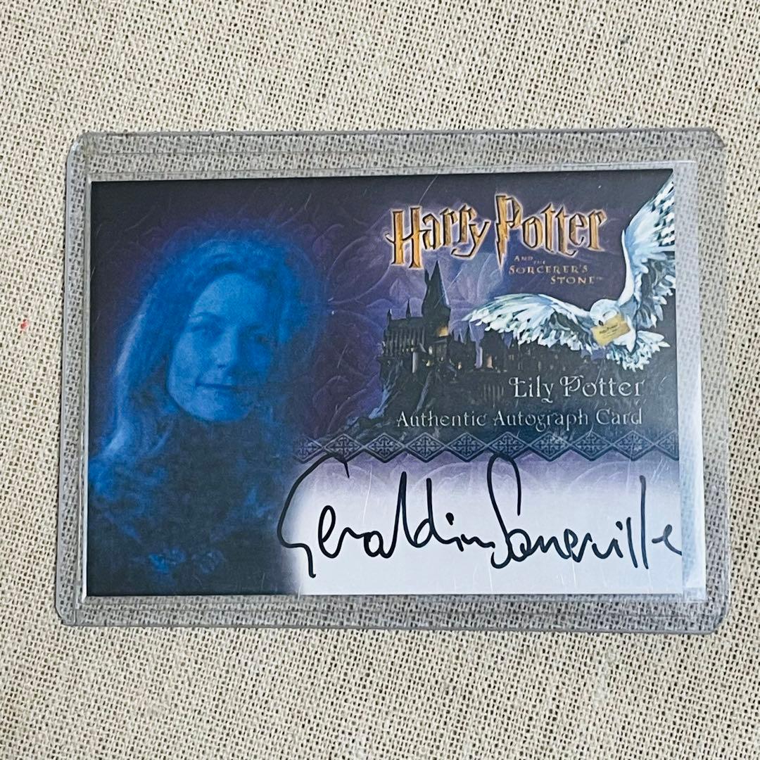 ハリーポッターと賢者の石　リリー・ポッター　サインカード