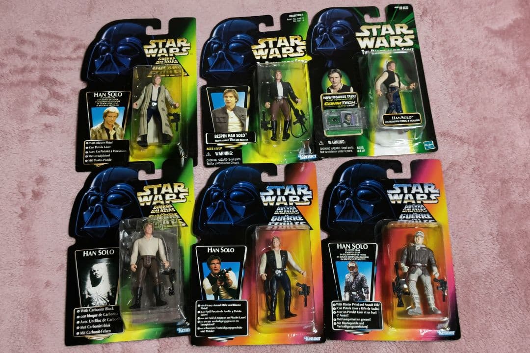 スターウォーズ　ハン・ソロ　ベーシック　フィギュア　6体セット