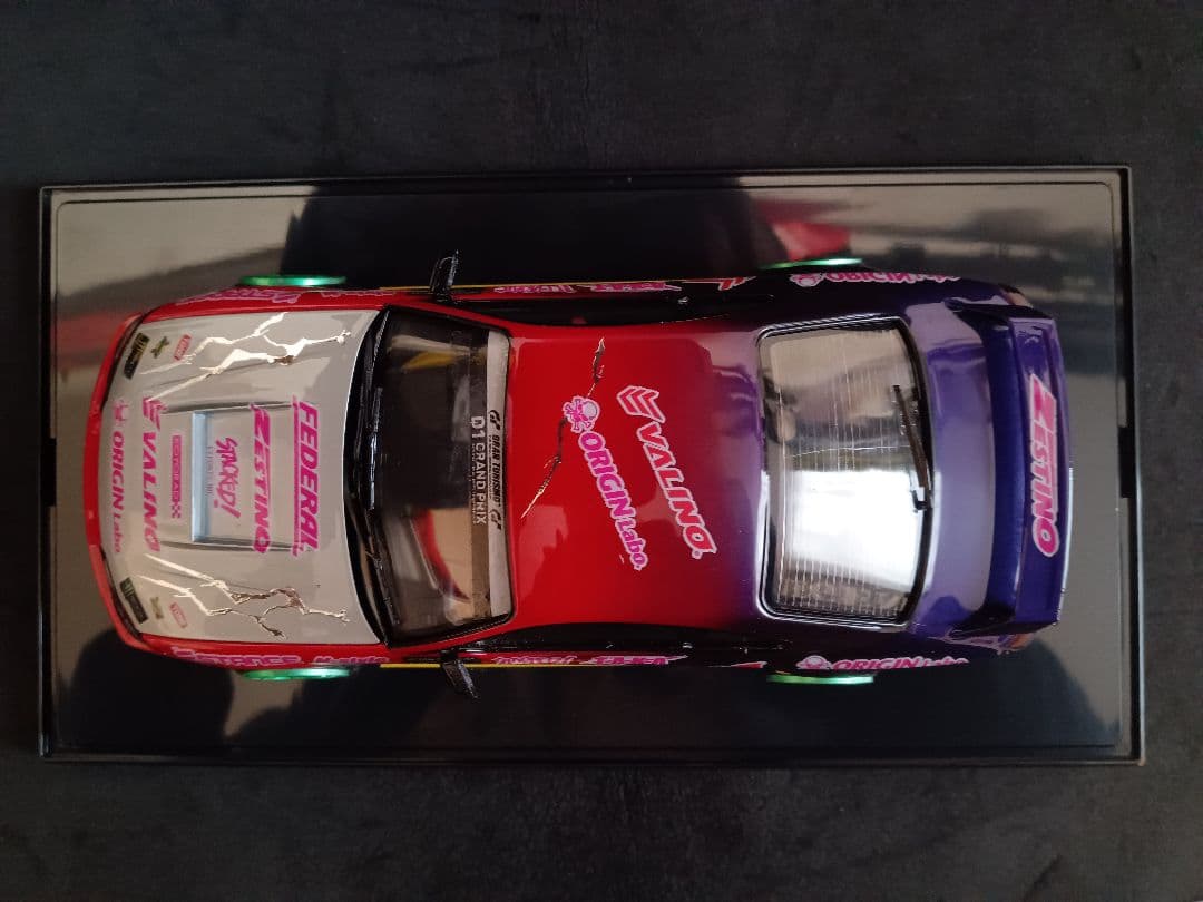 1/24 ニッサン S15 シルビア D1 プラモデル 完成品 ケース付き