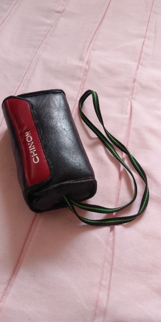 CHINON フィルムカメラ ブラック ケース ストラップ 昭和 レトロ