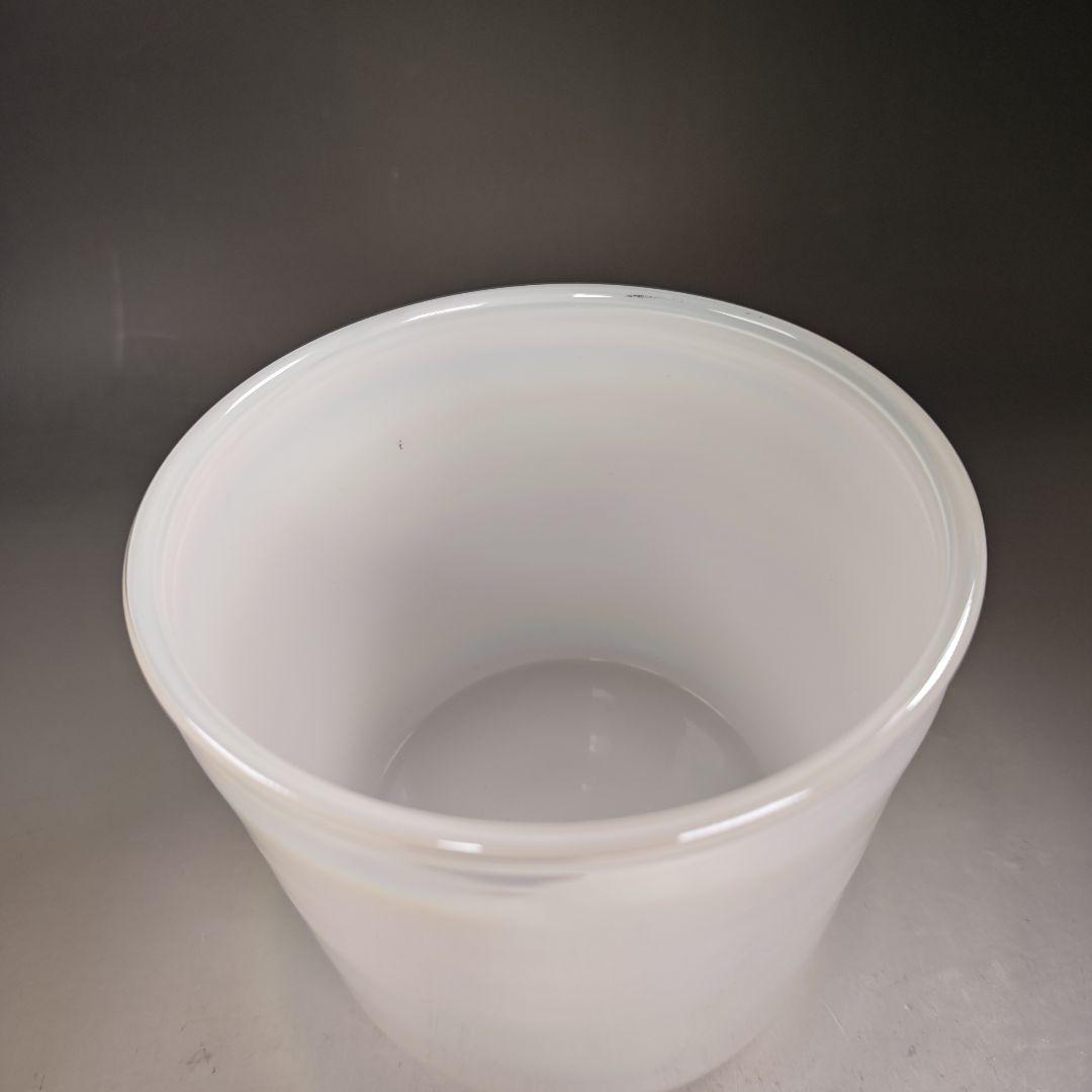 イ919 水指『上野良樹作』『義山ガラス睡蓮　水指　共箱』茶道具　硝子