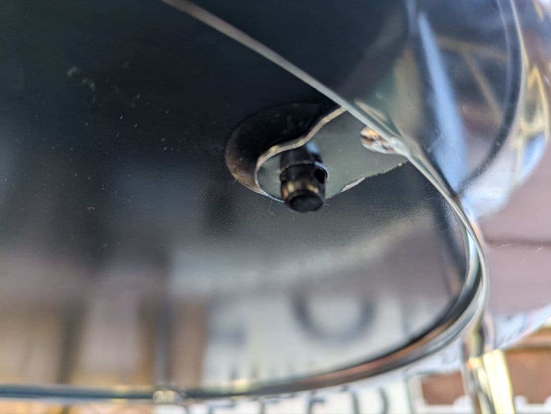 ミッドセンチュリー　スペースエイジ　ラウンドテーブル　強化ガラス　ガラステーブル