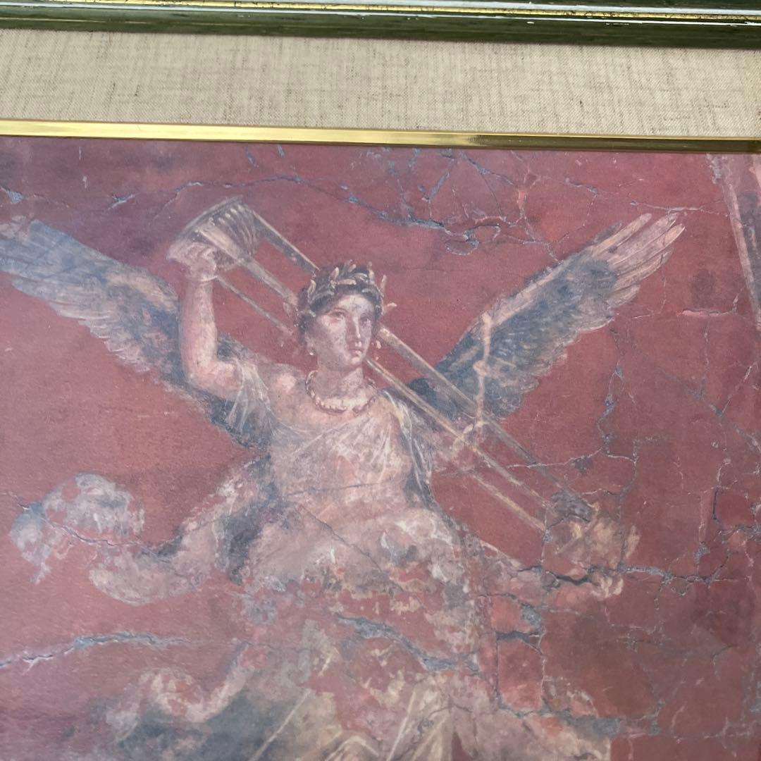 ポンペイ壁画展　三脚釜を持つ勝利の女神　300部限定品　大型額