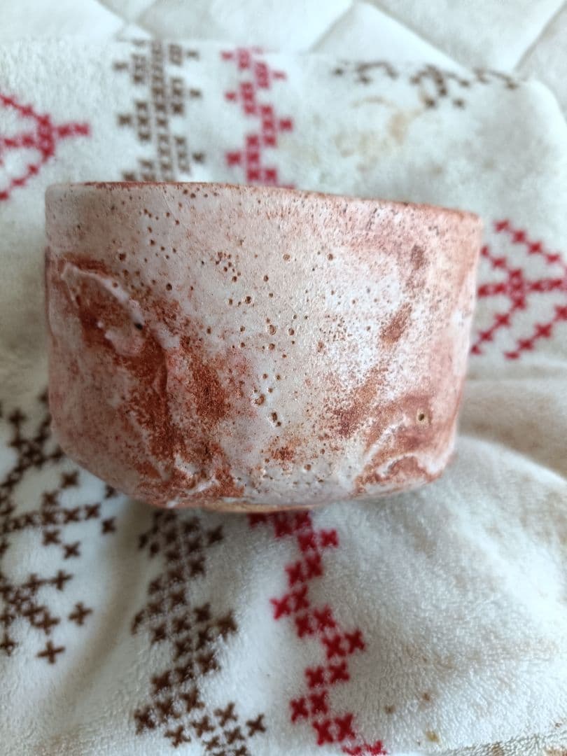 辻村史朗　志野の茶碗