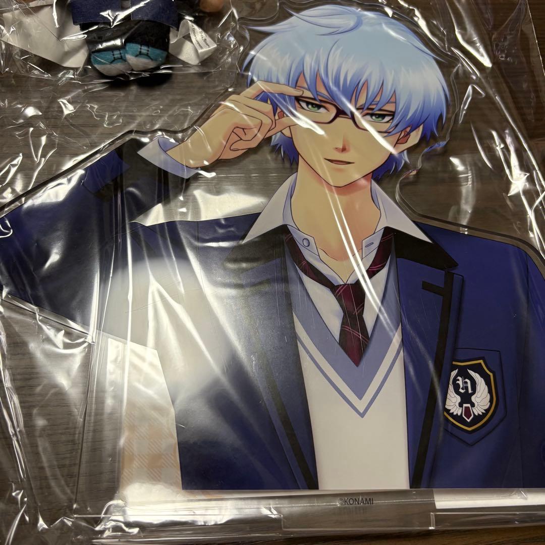 ときめきメモリアル 特大アクリルフィギュア ぬいぐるみ 風真玲太 氷室一紀