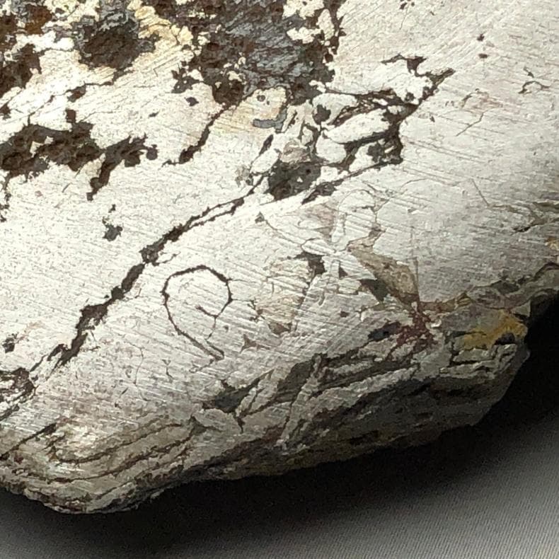 隕石 鉄隕石　アルタイ隕石　原皮付き　ナチュラル　原石　重さ約975ｇ　立て付き