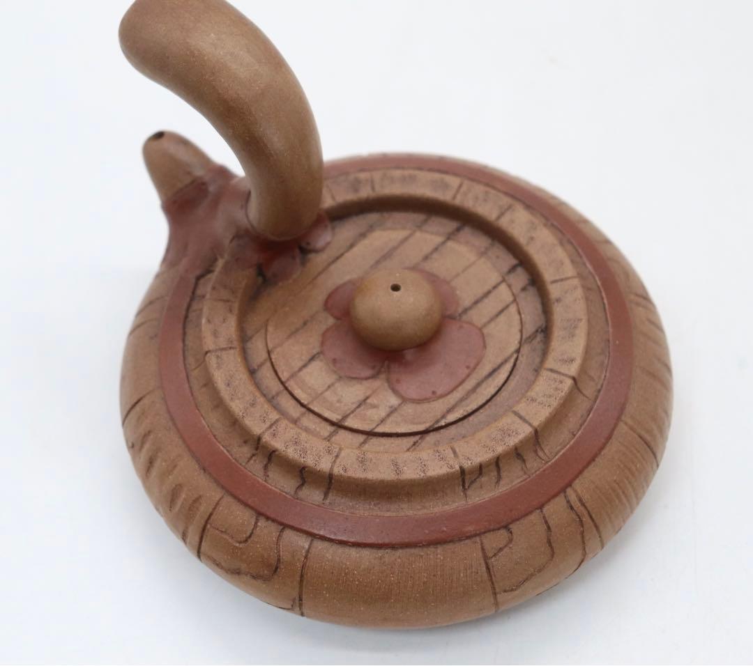 中国　胡月明作　黄泥急須　中国茶器　送料込み0829