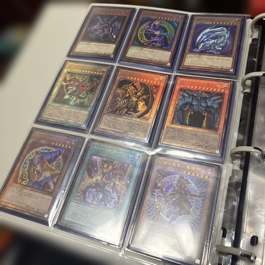 つ*た様 【遊戯王引退品】青眼の白龍　ブラックマジシャン　三幻神他　新レリコレク