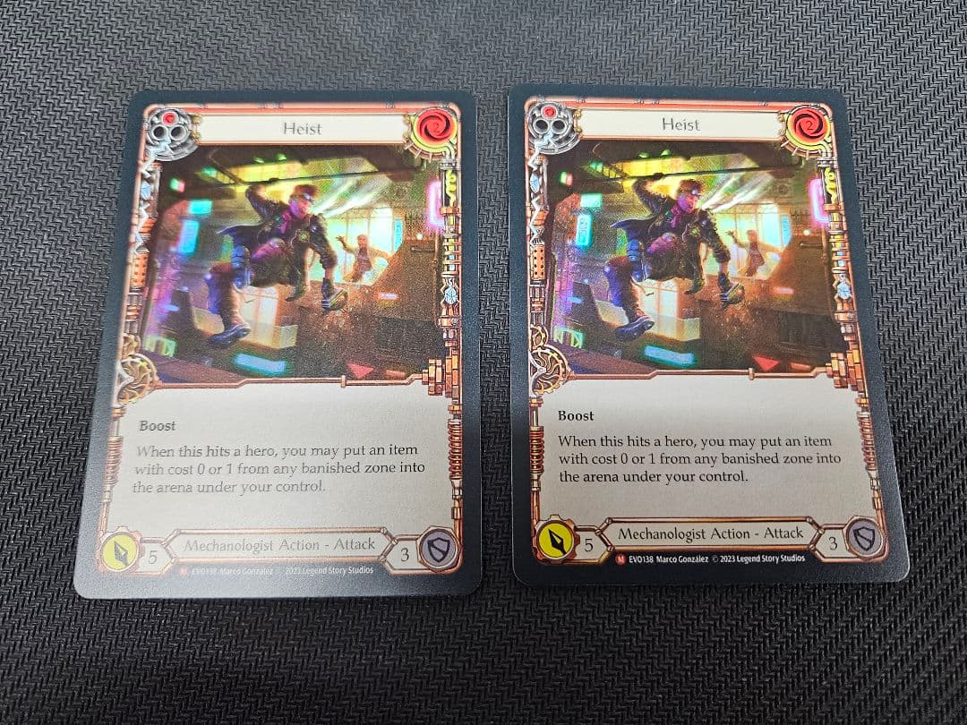 FAB　Heist　RF　2枚セット