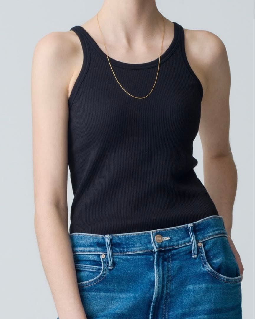 新品 ロンハーマン アワワコール カップインアメリカンスリーブ タンクトップ