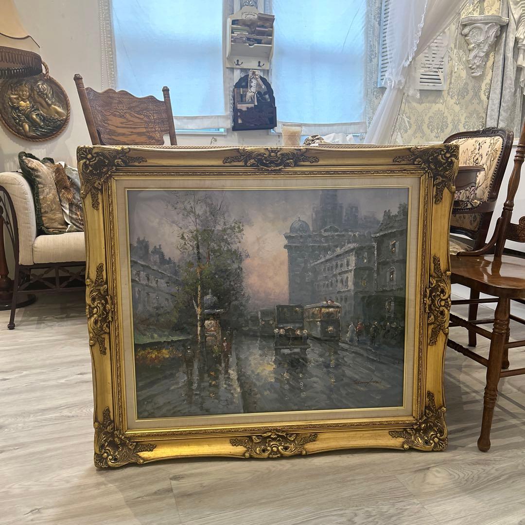 koji maekawa　モンマントル　油絵