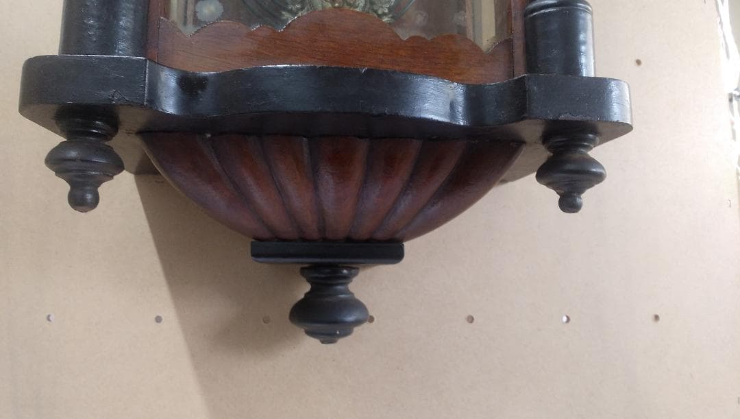 古い柱時計    ⑬