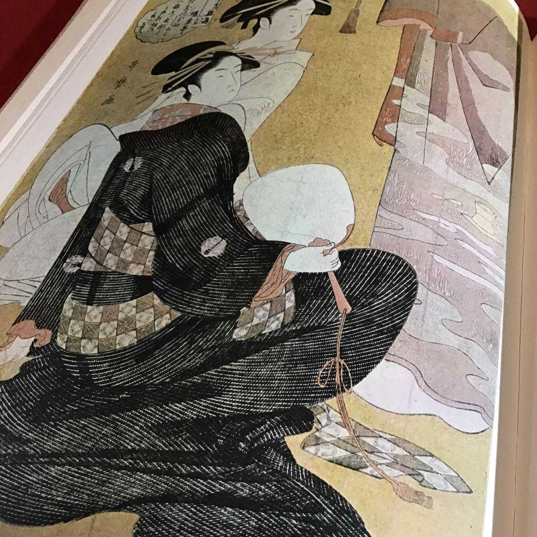 歌麿　浮世絵版画集　42x32㎝サイズ