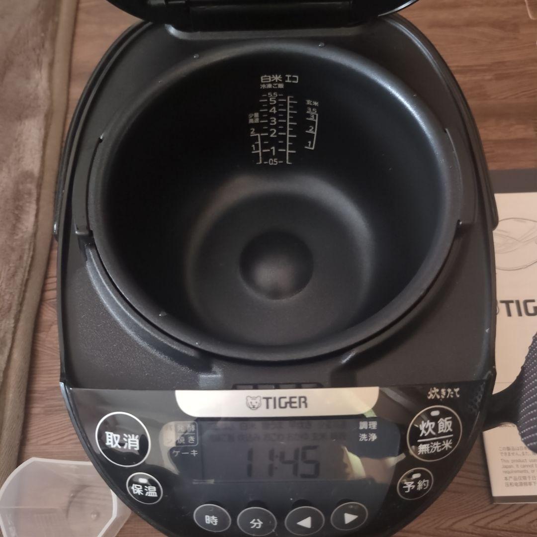 TIGER　jpw-h100 炊飯器 2023年式　取扱説明書付き