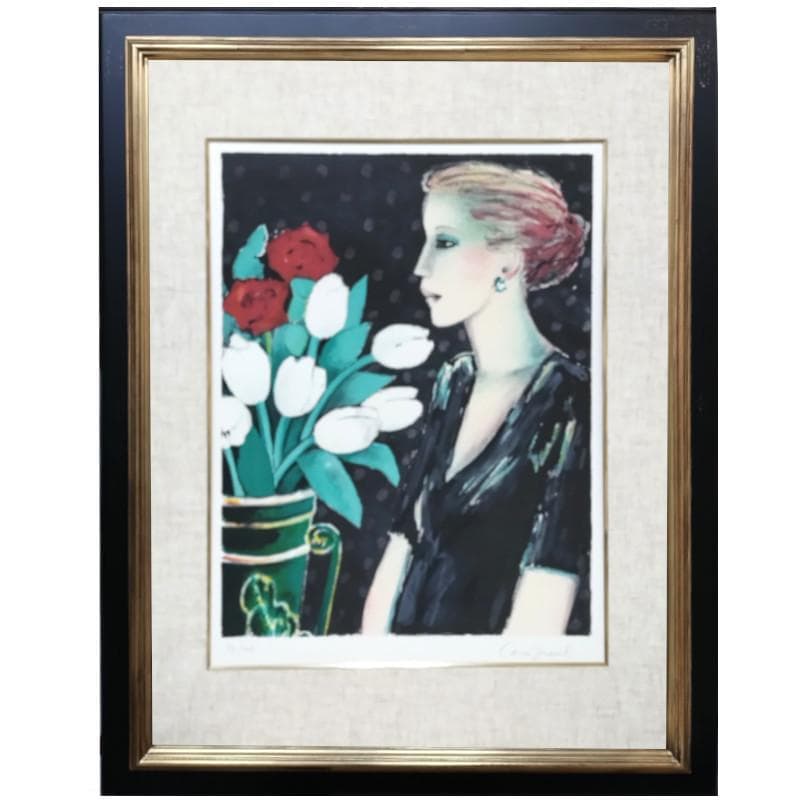 ☆カシニョール☆「チューリップとプロフィール」MO判　54/200