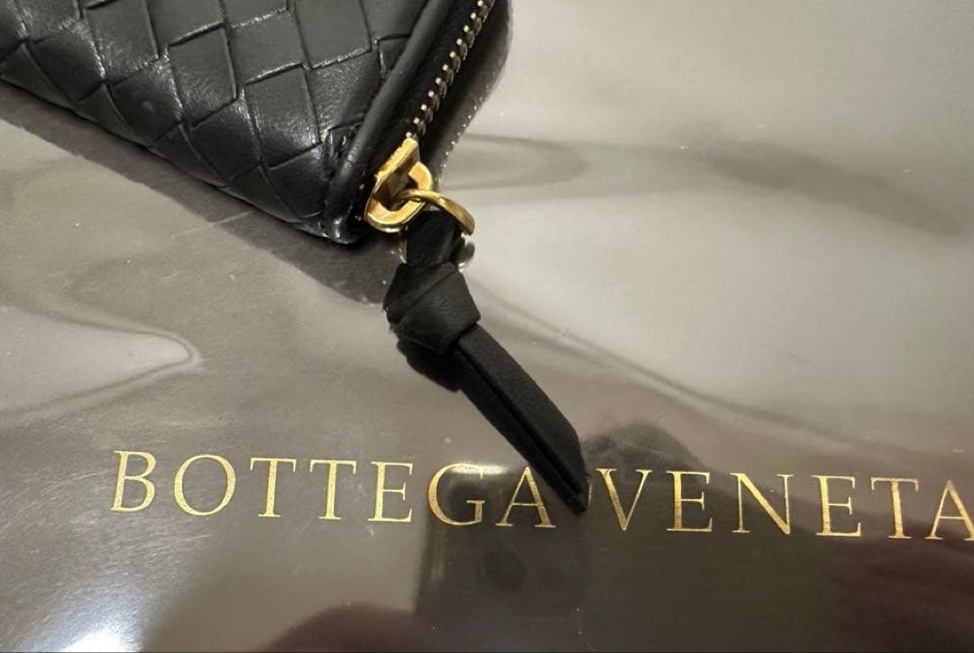 ★【極美品】ボッテガヴェネタ ケース ラム／ネロブラック／ゴールド✨✨✨3️⃣