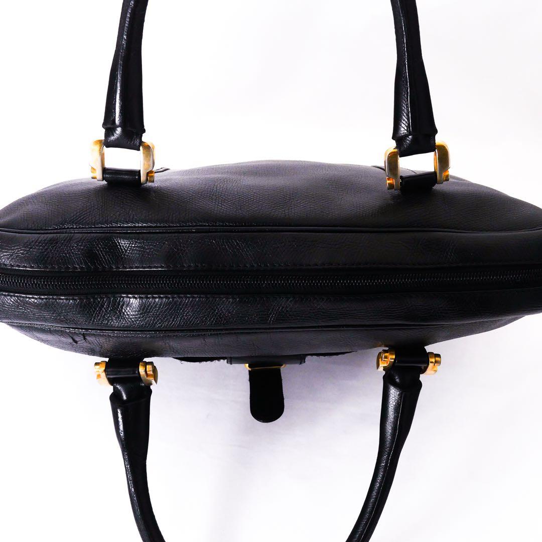 美品 LOEWE ロエベ アナグラム ブリーフバッグ ビジネスバッグ 黒