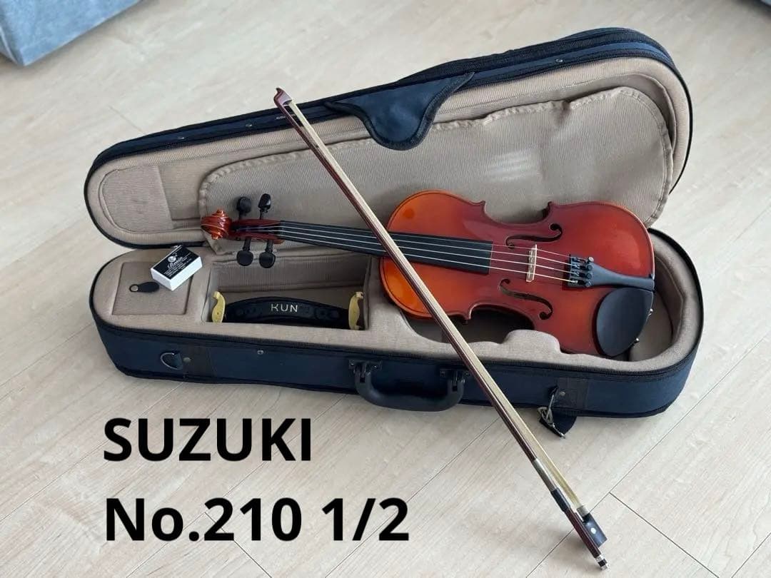スズキ No210 1/2 バイオリン 中古セット