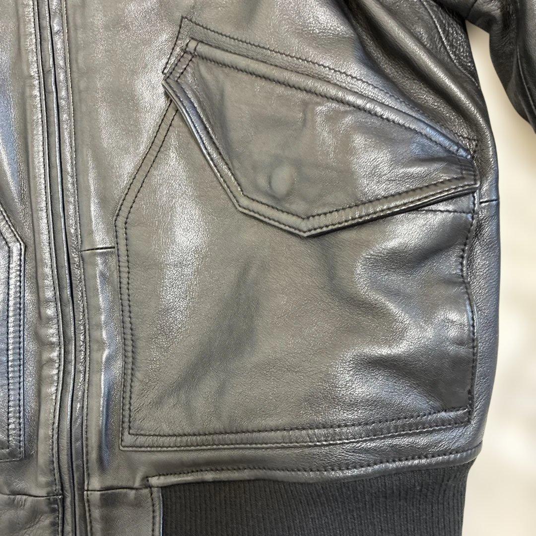 AVIREX アヴィレックス トップガン レザー ジャケット ブラック