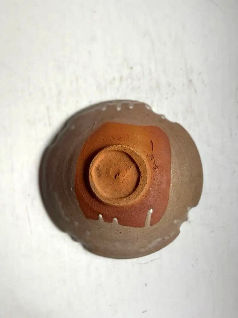 376 田中佐次郎 山瀬窯 絵唐津菓子器 ② 唐津焼 茶道 茶道具 未使用 希少