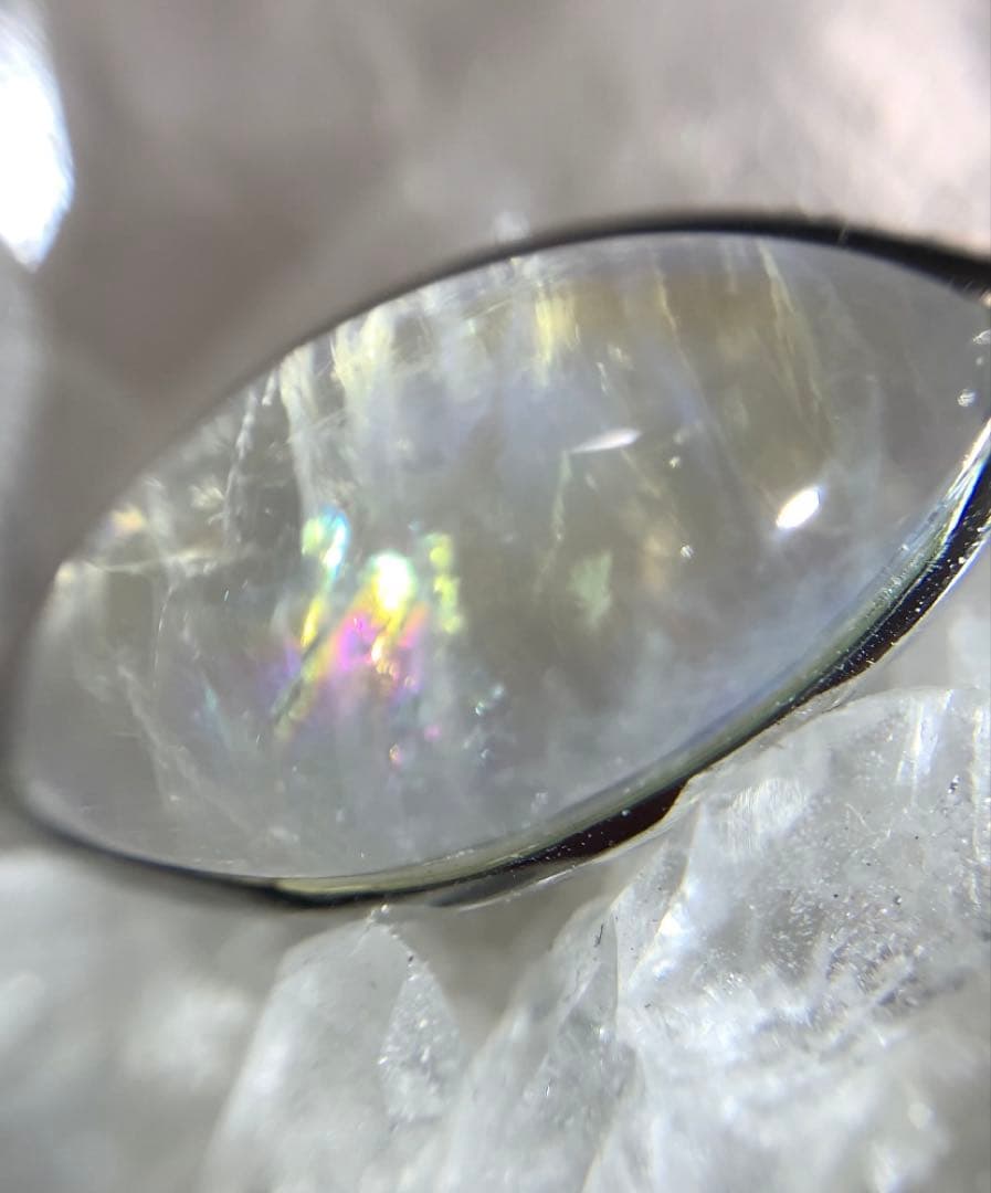 ⭐️eye様⭐️ 《ハイグレード》ホワイトラブラドライト　ペンダントトップ