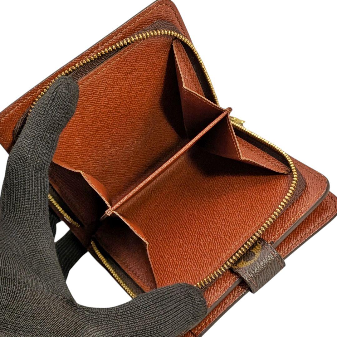 美品 ルイヴィトン モノグラム コンパクトジップ 956