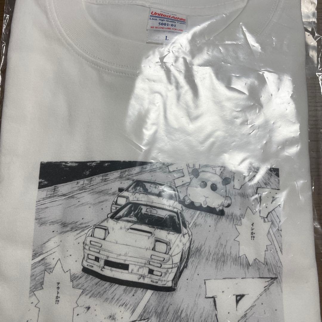 頭文字D モルカー　コラボ　Tシャツ　Ｌ　イニシャルD ポテト