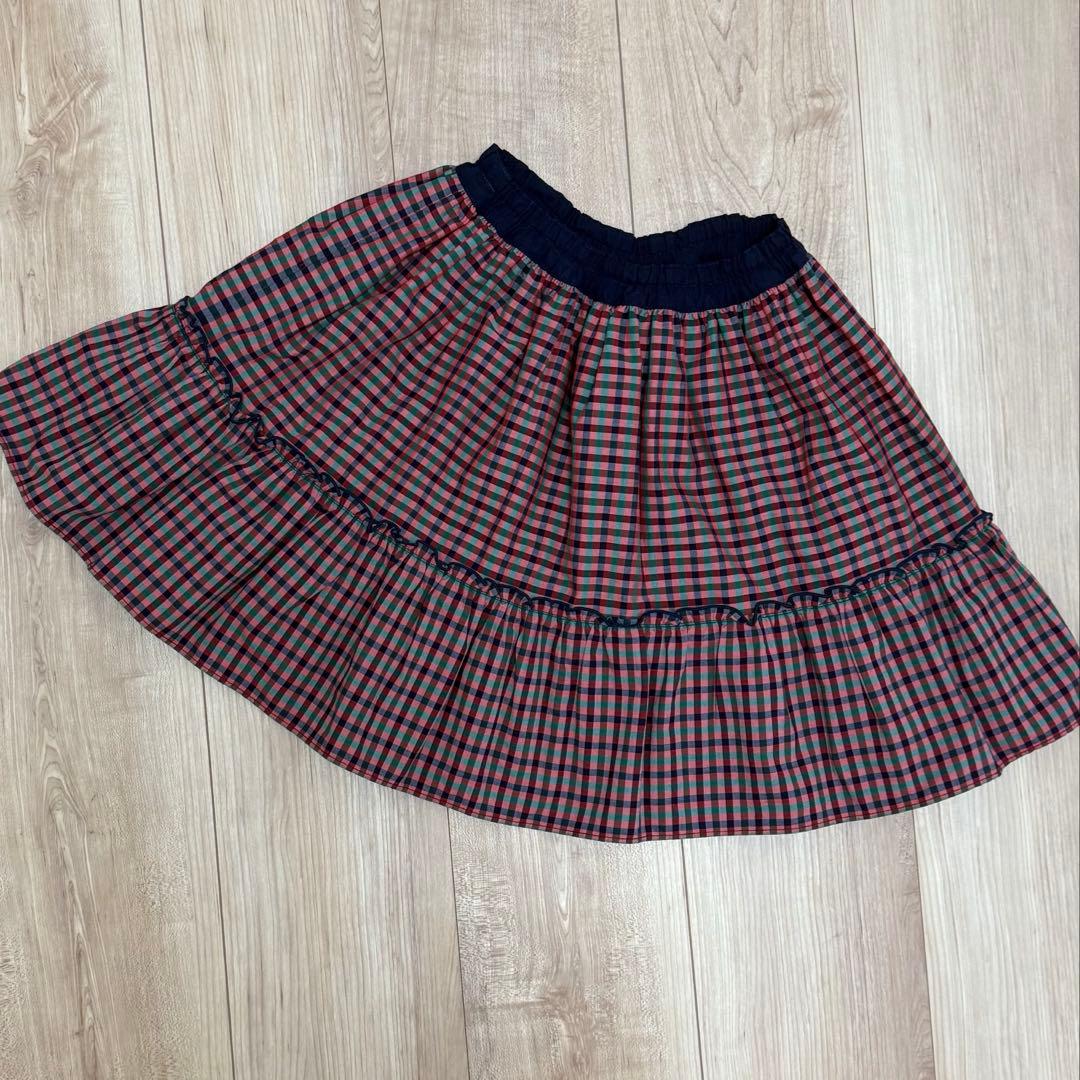 【未使用】ファミリア定番スカート 現行品130cm