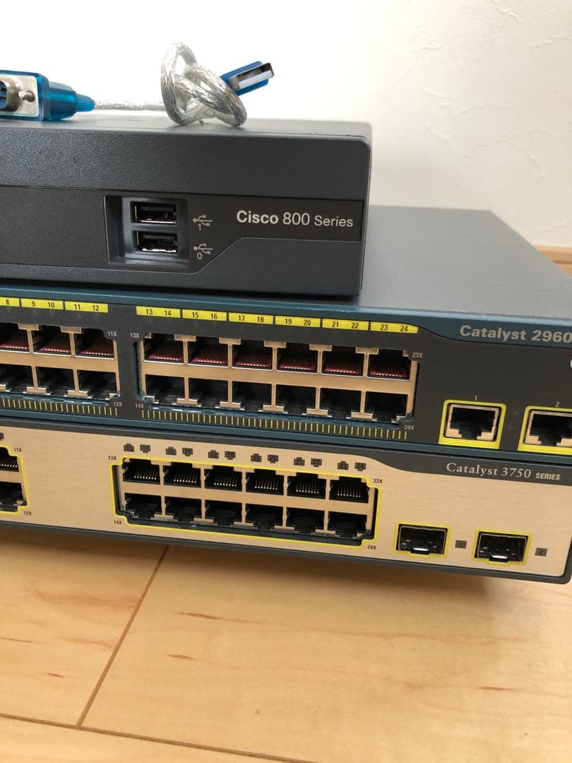 【CCNA、CCNP】ルーター、Cisco L3、L2スイッチ2960色々