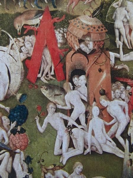 ヒエロニムス・ボス（ボッシュ）、【快楽の園】、希少豪華画集画、大判