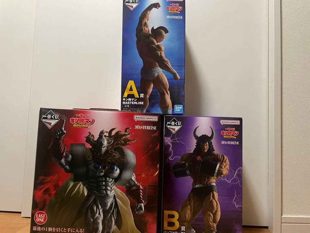 一番くじA賞キン肉マン B賞 ラストワン賞　バッファローマン　悪魔将軍三体セット