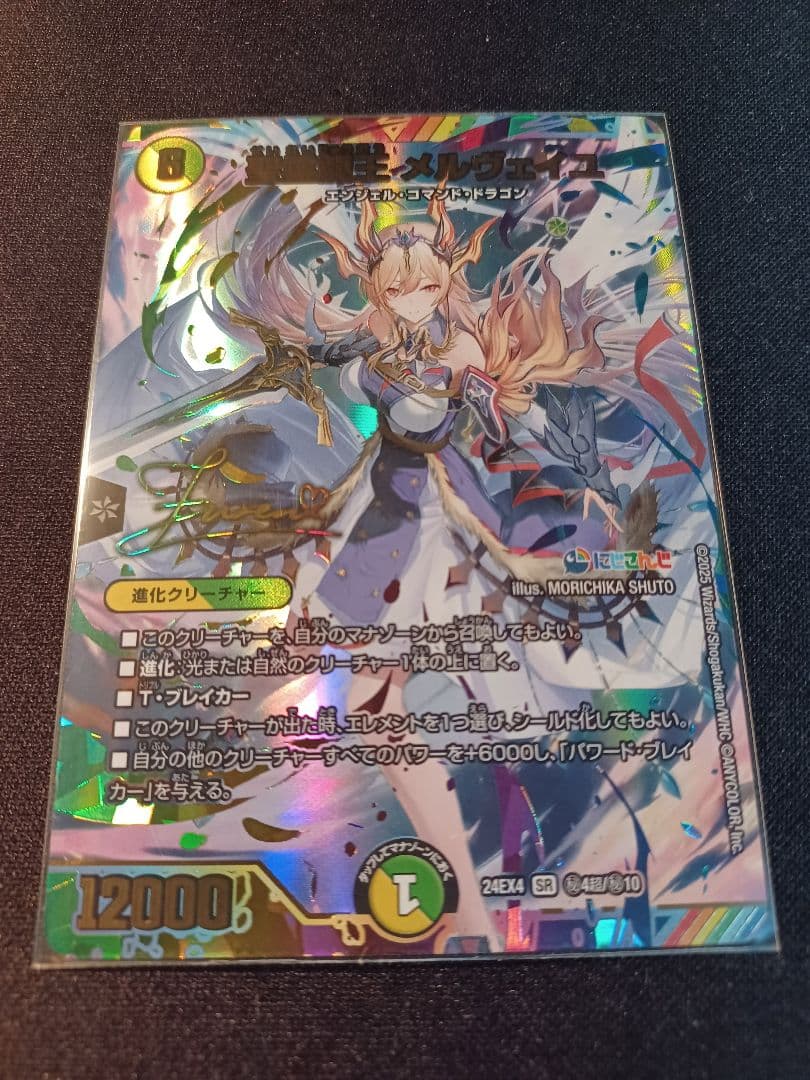 精霊龍王メルヴェイユ　サイン入り　匿名発送　即日発送可能