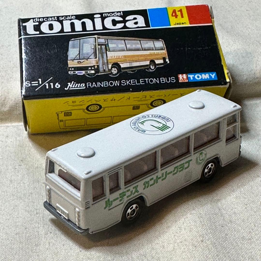 稀少トミカ41-3-27日野レインボースケルトンバス ルーデンスカントリークラブ