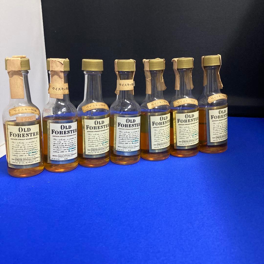 OLD FORESTER ウイスキー 50ml 43%7本